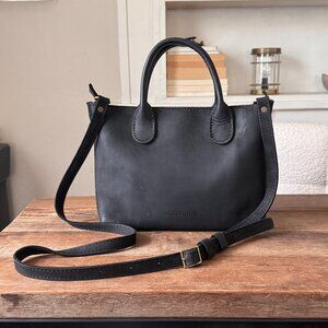 Portland Leather Raindrop Large Shadow Black with Zipper (Formally Rainstorm)